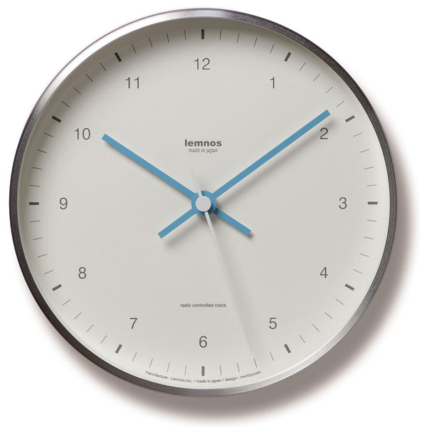 Lemnos MIZUIRO 電波時計 LC07-06WH （ホワイト） 掛け時計、壁掛け