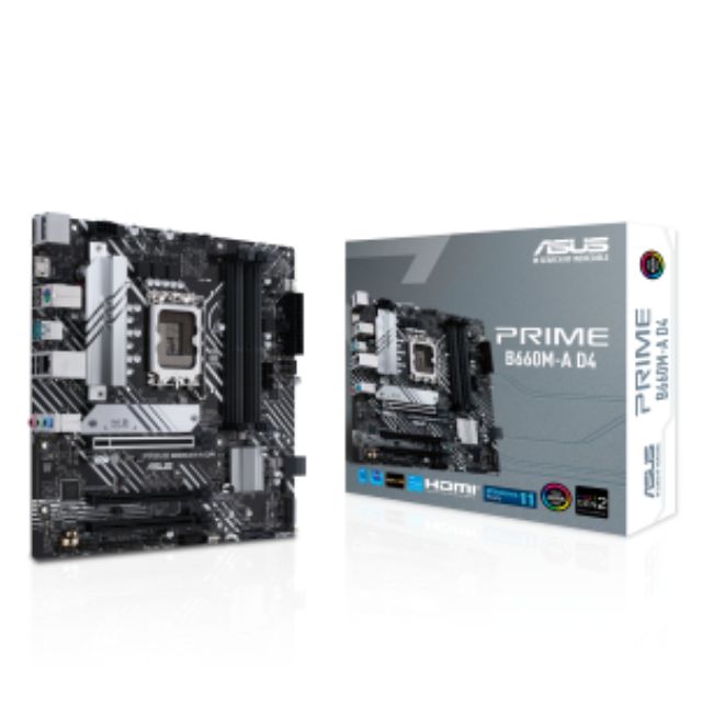 ASUS PRIME B660M-A D4 Intel B660 mATXマザーボード DDR4メモリ対応 PCパーツマザーボードの商品画像