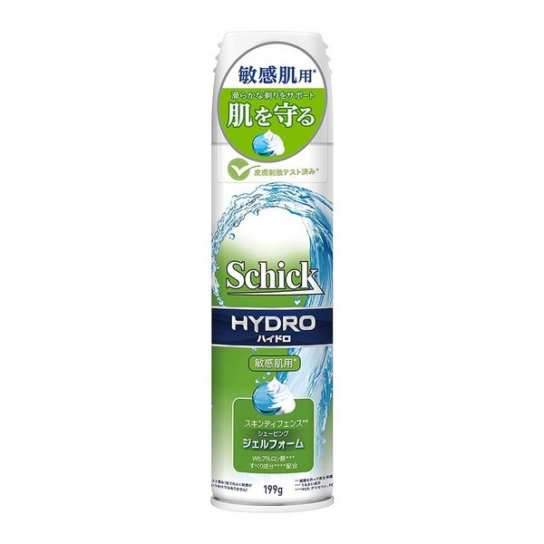 Schick ハイドロ スキンディフェンス シェービングジェルフォーム 199g×1本の商品画像