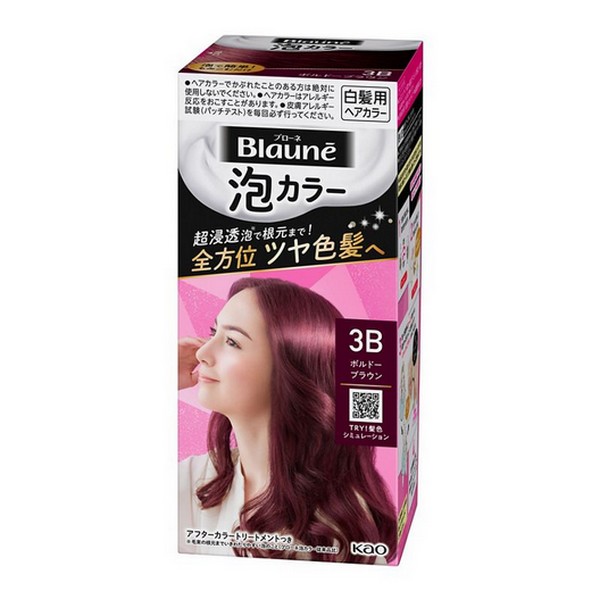 Kao ブローネ 泡カラー 3B ボルドーブラウン×1個 ブローネ レディース白髪染めの商品画像