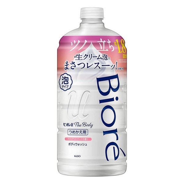 Kao ビオレu ザ ボディ 泡タイプ ブリリアントブーケの香り つめかえ用 780ml×1個 Biore ビオレu ボディソープの商品画像