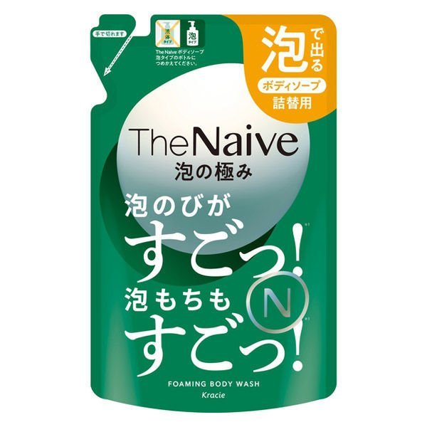 Kracie The Naive ナイーブ ボディソープ 泡タイプ 詰替用 430ml×1個 naive ボディソープの商品画像