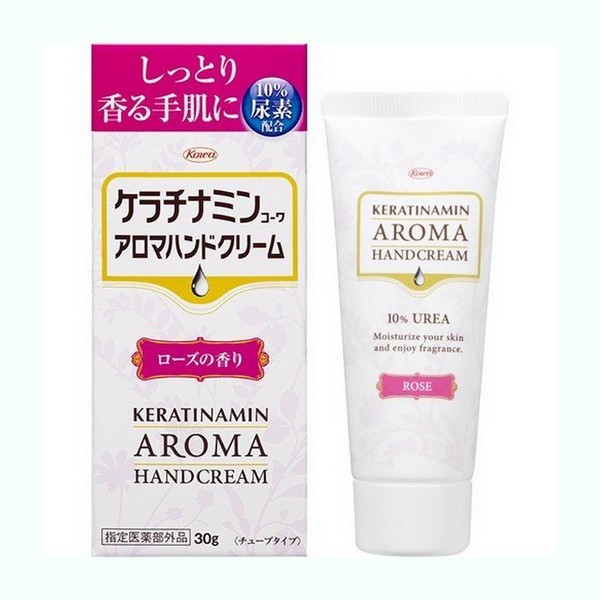 Kowa ケラチナミンコーワ アロマハンドクリーム ローズの香り 30g×1個 ケラチナミンコーワ ハンドケア用品の商品画像