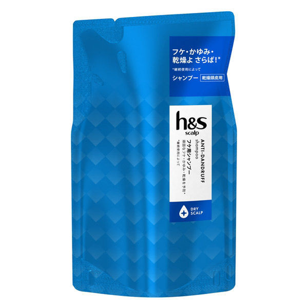 P&G h＆s scalp ドライ スカルプシャンプー 詰め替え 300ml×1個 h&s メンズシャンプー、リンスの商品画像