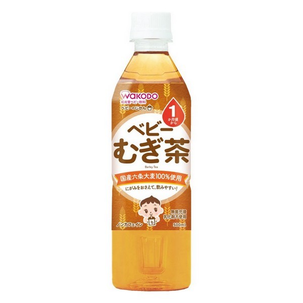 和光堂 和光堂 ベビーのじかん むぎ茶 ペットボトル 500ml×1本 ベビーのじかん ベビー飲料の商品画像