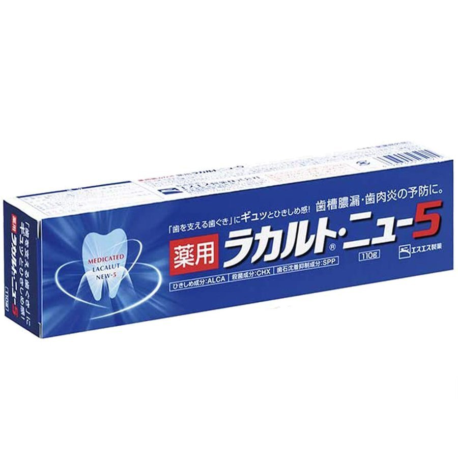 エスエス製薬 エスエス製薬 薬用ラカルトニュー5 110g×1本 ラカルト 歯磨き粉の商品画像