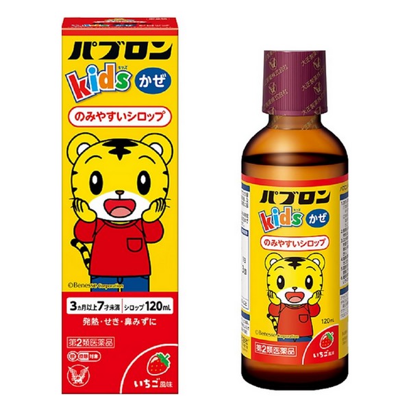 大正製薬 パブロンキッズかぜシロップ 120ml×1個の商品画像