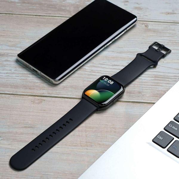 Haylou Watch 2 Pro смарт-часы черный HL-W2PBKN 1.85 дюймовый большой экран IP68 измеритель пульса . средний кислород концентрация . число сон Xiaomi разработка мощный 