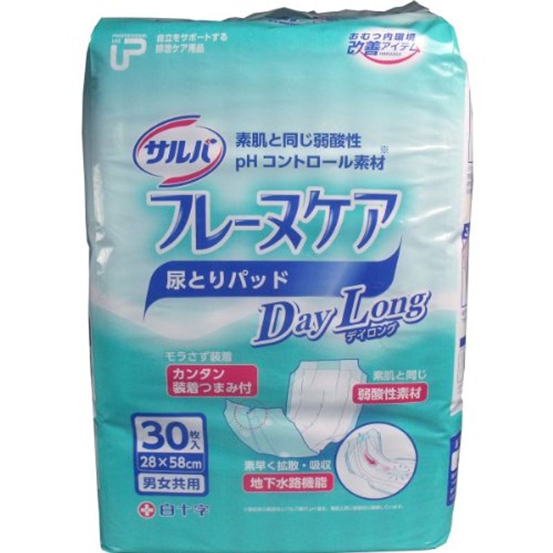 白十字 白十字 PUサルバ フレーヌケア デイロング 750ml 30枚 × 3袋 サルバ 尿漏れパッド - 最安値・価格比較 - Yahoo