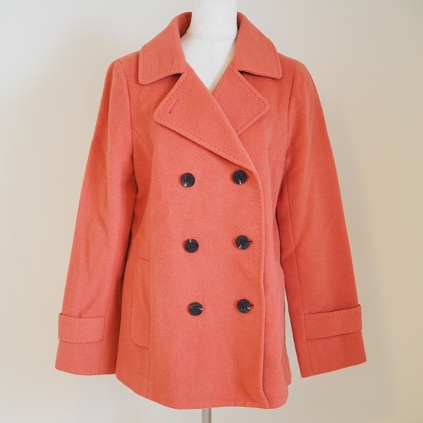 #wnc Cara ok rusCARA O CRUZ Leilian coat 9 orange Anne gola. stitch lady's [740029]