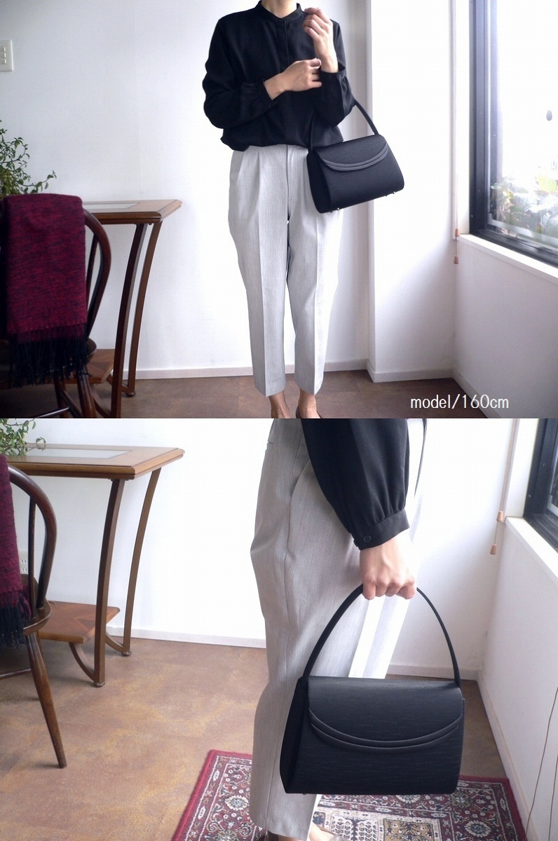 岩佐 イワサ IWASA 日本製 ブラックフォーマル フォーマルバッグ 米沢