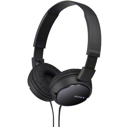 ステレオヘッドホン MDR-ZX110（B） ブラックの商品画像
