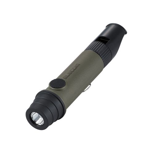 エレコム 乾電池式懐中電灯 笛タイプ オリーブ DE-KD03OV ×1個の商品画像