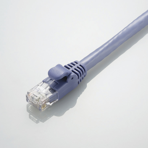 エレコム Cat6A LANケーブル スタンダード 1.0m LD-GPA/BU1（ブルー）×1本の商品画像