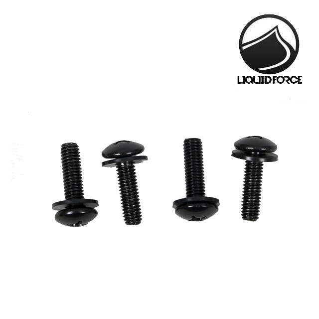 LIQUID FORCE жидкий сила M6 винт M6-21mm METRIC BOARD BOLT KIT 4PK wake board детали WAKEBOARD