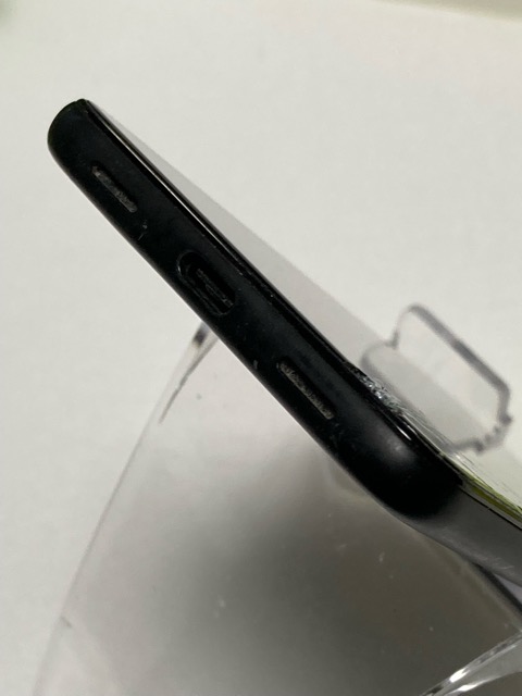 Google Pixel 4a *128GB* liquid crystal crack present condition Junk SoftBank Just black smart phone body A5771