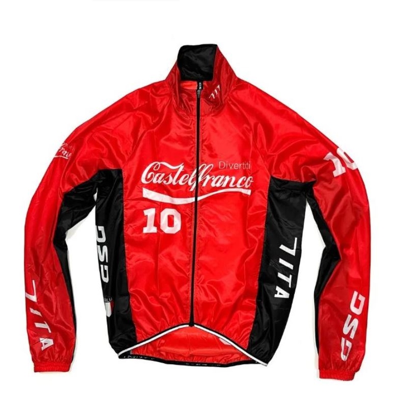 7-ITA( seven * I чай e-) мужской велоодежда 7ITA Castelfranco Windbreaker ( красный )(L размер ) seven Италия 