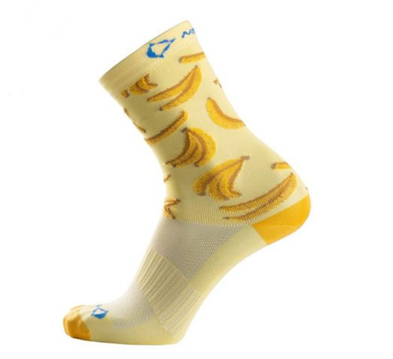Nalini(na Lee ni)NEW FUNNY SOCKS ( banana )/ S/M размер велоспорт носки велосипед носки 