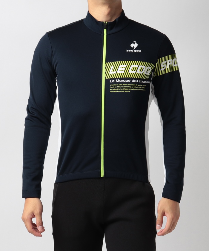  Le Coq Entry джерси велоспорт джерси QCMUJB43 ( темно-синий ) мужской велоодежда le coq sportif Men lM размер 