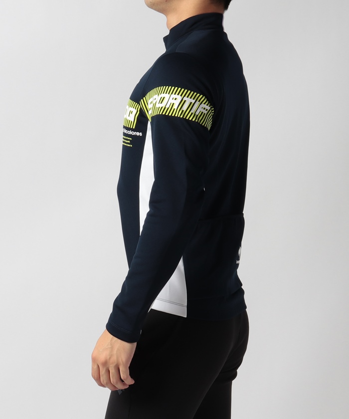  Le Coq Entry джерси велоспорт джерси QCMUJB43 ( темно-синий ) мужской велоодежда le coq sportif Men lM размер 
