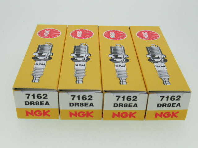  free shipping DR8EA NGK spark-plug 4 set Suzuki GSX1100S Katana / plug plug cord NGK 7162