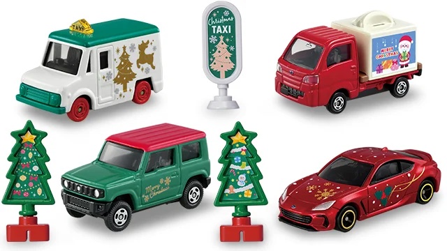 トミカ カーズ ミニカー 大量セット タカラトミー 2024 トミカクリスマスセット（4台セット） 「トミカ
