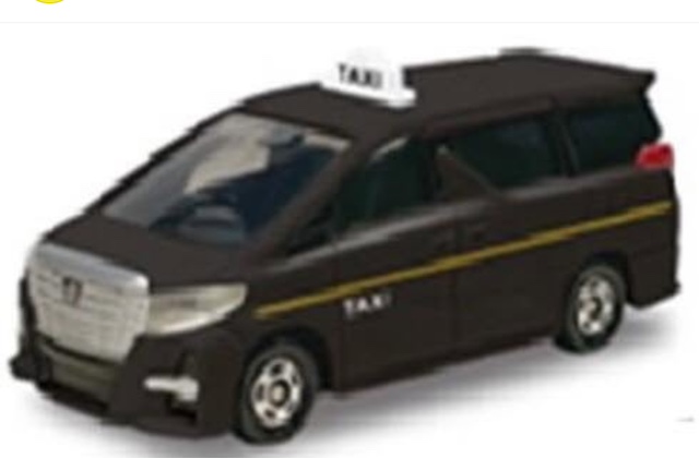 54 トヨタ アルファード タクシー トミカ アジア限定