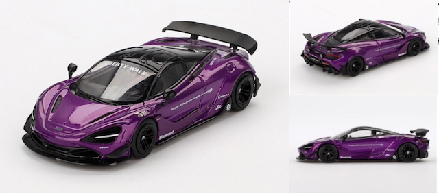 マクラーレン 720S LB Works パープル （左ハンドル） （1/64スケール ミニGT MGT00841-L）の商品画像