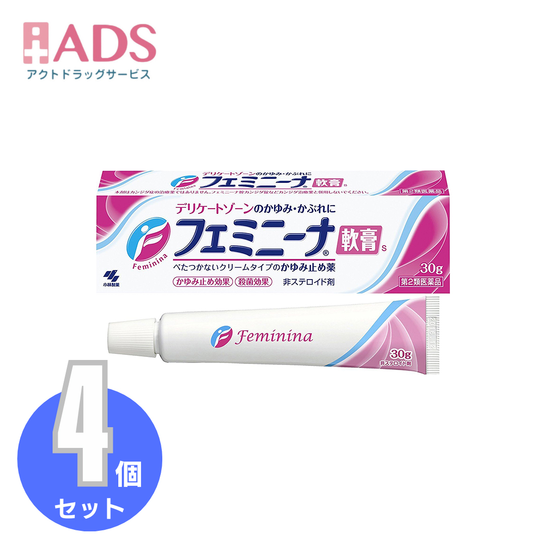 小林製薬 フェミニーナ軟膏S 30g 4箱の商品画像