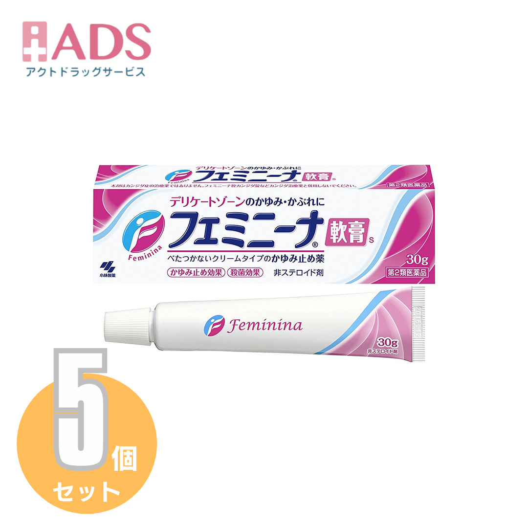 小林製薬 フェミニーナ軟膏S 30g 5箱の商品画像
