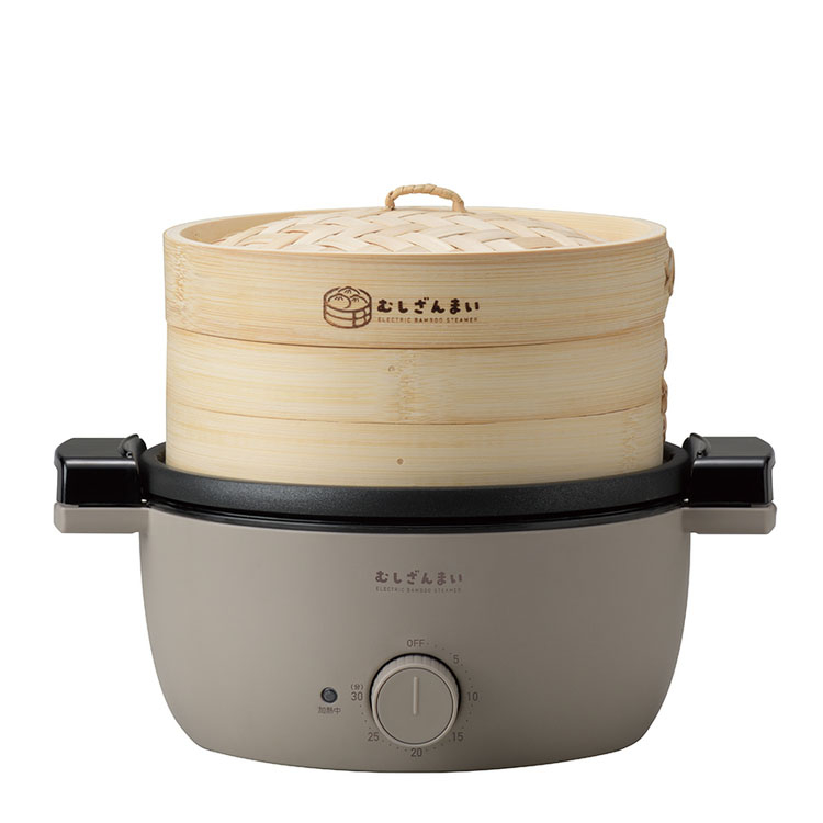 アピックス 電気せいろ蒸し器 むしざんまい AMZ-450GY せいろ、蒸し器の商品画像