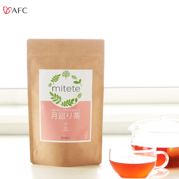 エーエフシー mitete 月巡り茶 （ティーバッグ2.5g × 30袋入） × 1個の商品画像