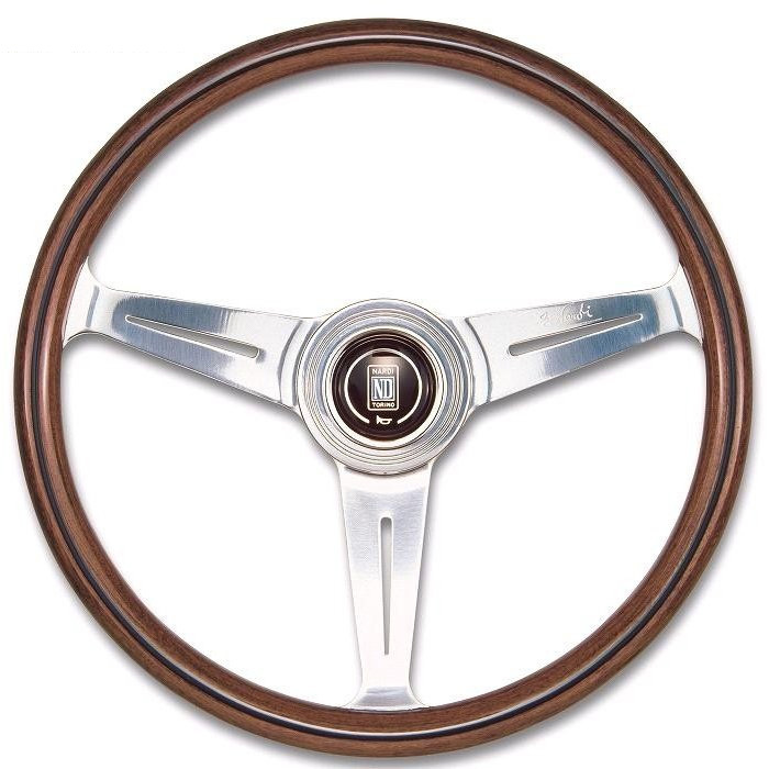 NARDI NARDI CLASSIC WOOD ウッド＆ポリッシュスポーク N120 360mm ハンドルカバー、ステアリングの商品画像