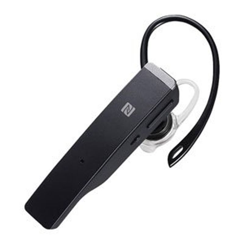 BUFFALO Bluetooth4.1対応 ヘッドセット メタルアンテナ搭載＆NFC対応モデル BSHSBE500BK （ブラック） イヤホンマイク、ヘッドセットの商品画像