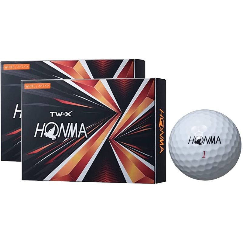 HONMA GOLF TW-X ボール （ホワイト） 2021年モデル 2ダース ゴルフボールの商品画像