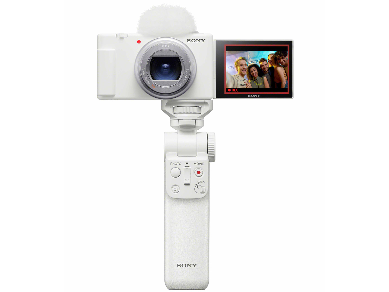 SONY SONY VLOGCAM II シューティンググリップキット ZV-1M2G W （ホワイト） VLOGCAM コンパクトデジタルカメラ本体の商品画像