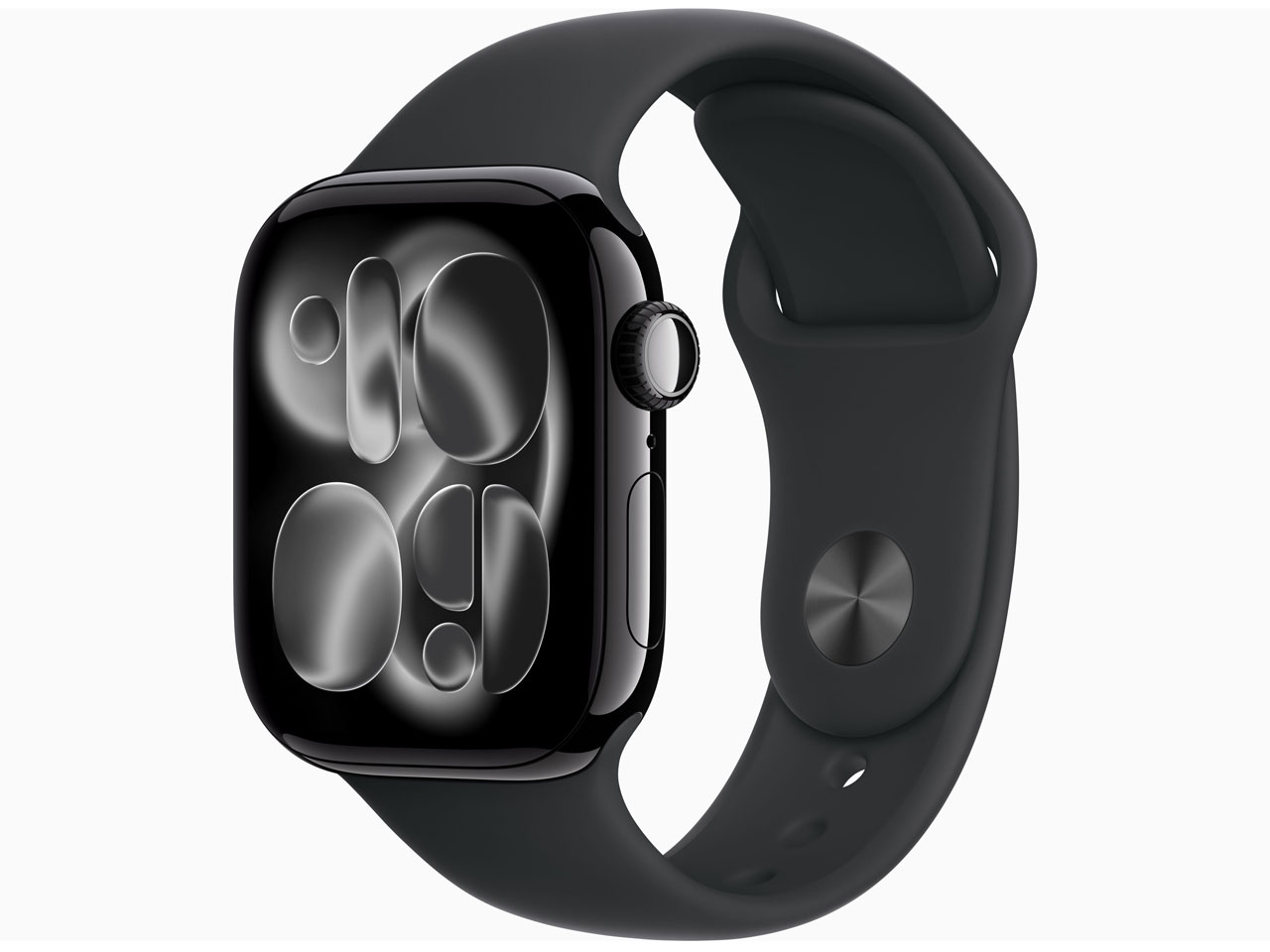 Apple Watch Series 11 GPSモデル 42mm ジェットブラックアルミニウムケースとブラックスポーツバンド M/L MEQU4J/Aの商品画像