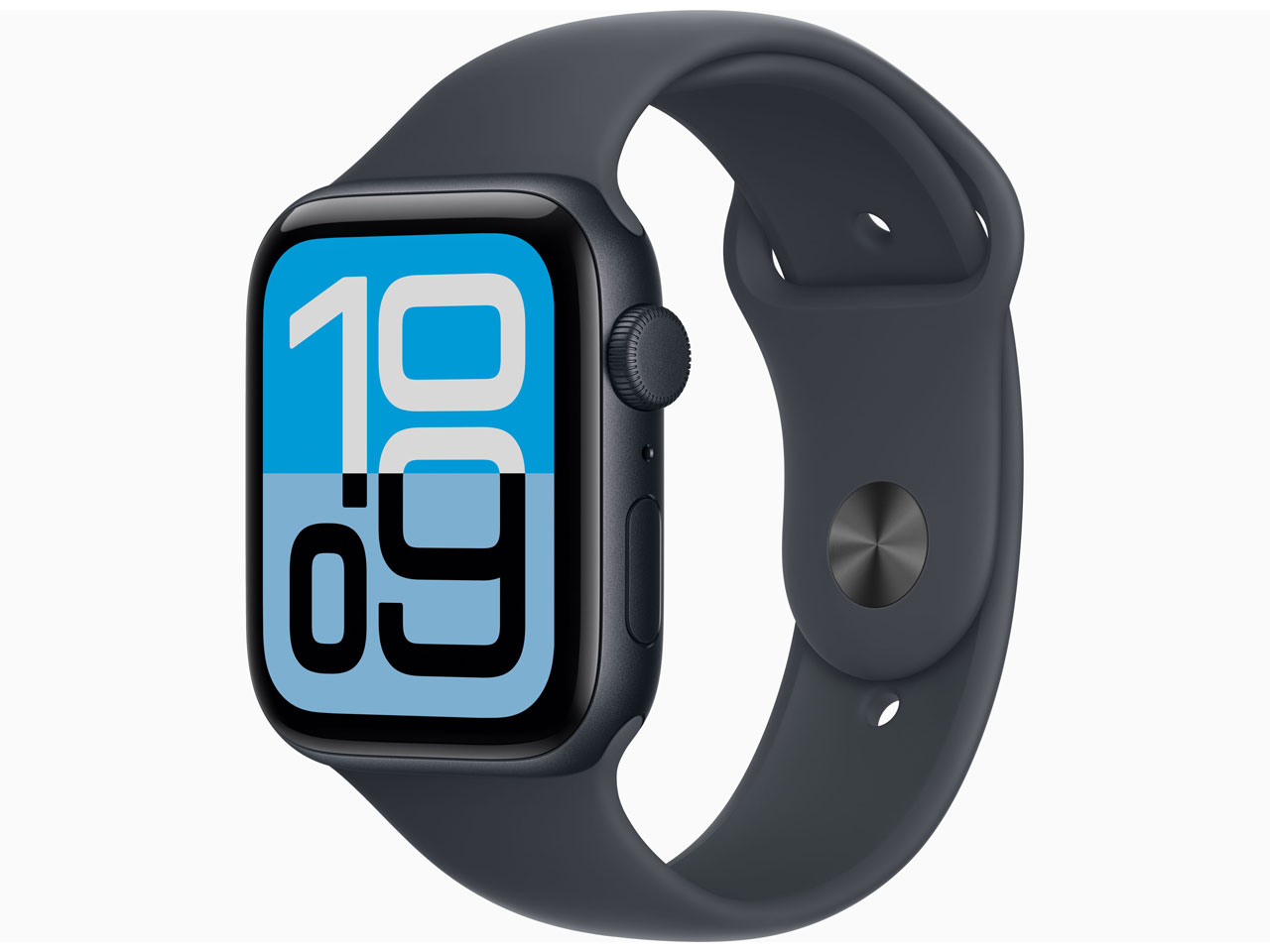 Apple Watch SE 3 GPSモデル 44mm ミッドナイトアルミニウムケースとミッドナイトスポーツバンド S/M MEHN4J/Aの商品画像