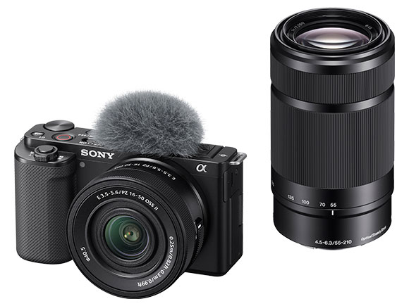 Sony ZV-E10 II ミラーレスカメラ ダブルレンズズームキット SONY SONY VLOGCAM ZV-E10 II ダブルズームレンズキット ブラック ZV