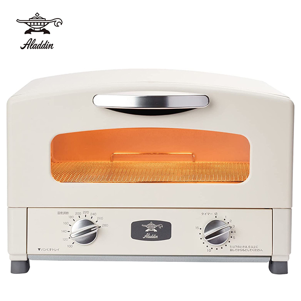 グラファイト トースター 2枚焼き （ホワイト）AET-GS13C Wの商品画像