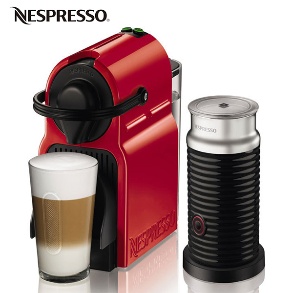 Nespresso Inissia イニッシア バンドルセット C40RE-A3B （ルビーレッド）の商品画像