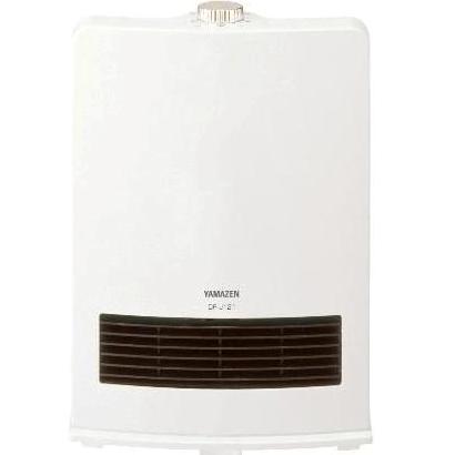 山善 セラミックヒーター DF-J121（W）（ナチュラルホワイト