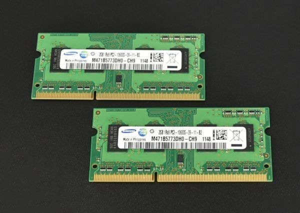  этот день отправка Mac соответствует память SAMSUNG DDR3 2GB×2 листов PC3-10600S M471B5773DH0-CH9 б/у товар всего 4GB
