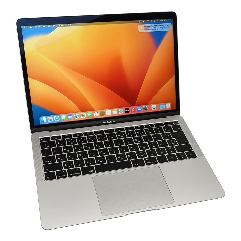 Apple MacBook Air シルバー ［MREC2J/A］ 2018モデル Mac（Apple） MacBook Air MacBookの商品画像