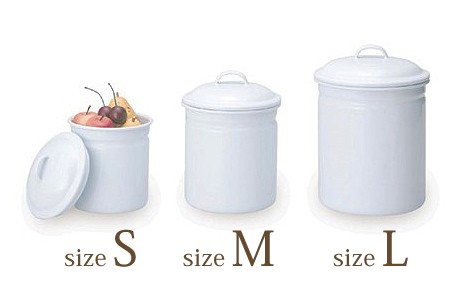 POSH LIVING POSH LIVING POMEL キャニスター L（ホワイト）545L