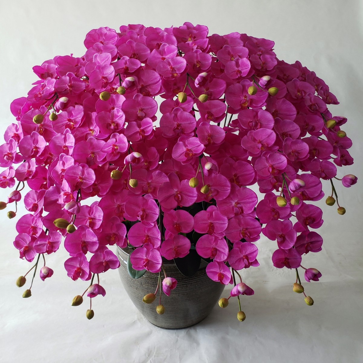 . butterfly orchid LL 16F red ( height 120cm width 100cm) photocatalyst, artificial flower, blooming wheel,. total 272 wheel. large size . hotel front, reception ., etc. optimum 