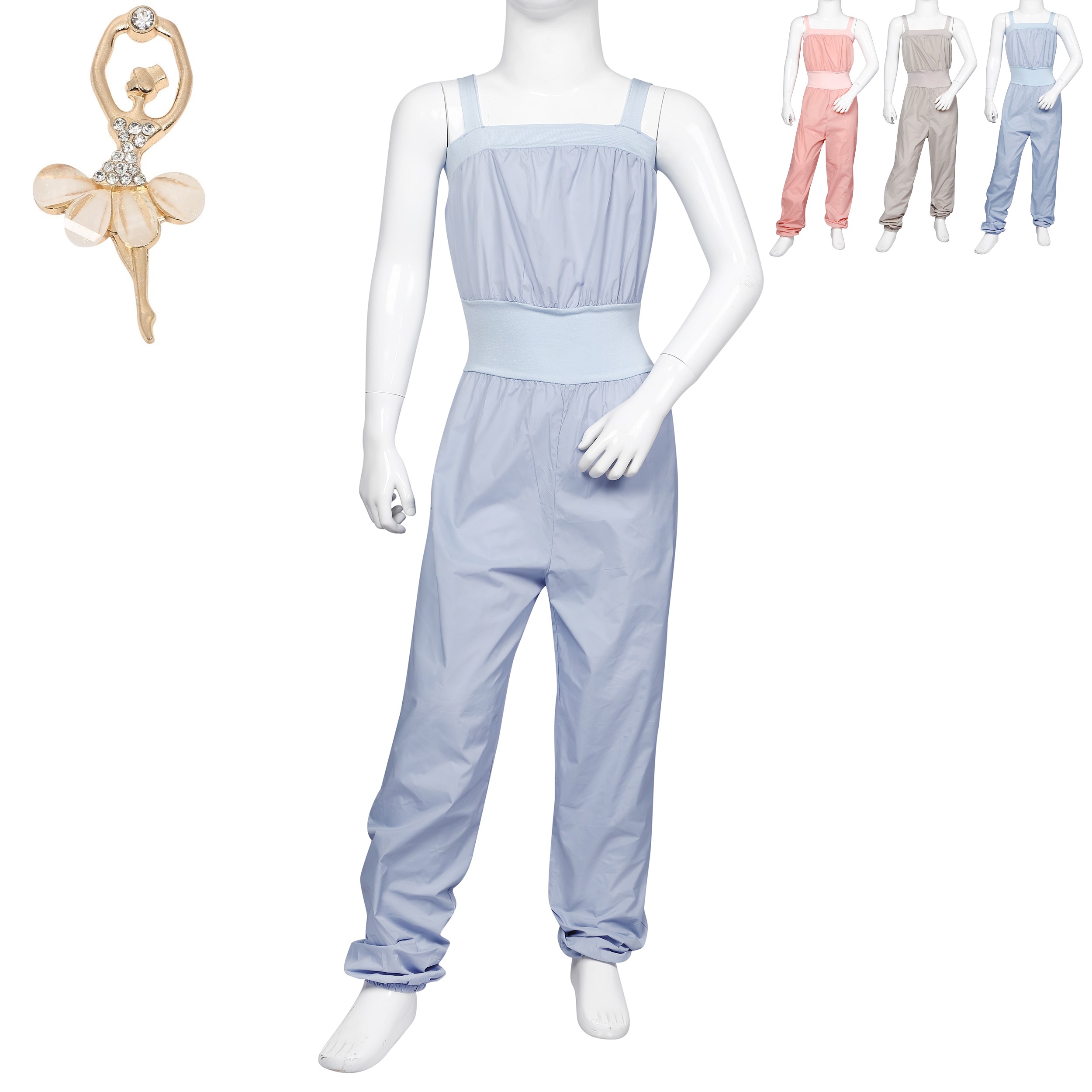 [Aigoda] ballet all-in-one 3 color Kids child Junior protection against cold warm-up ballet pants Dance pants practice for 