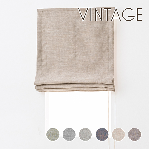  roman shade single | cloth sample | feeling of luxury. exist tweed style cloth. ... fire prevention roman shade [ Vintage ]