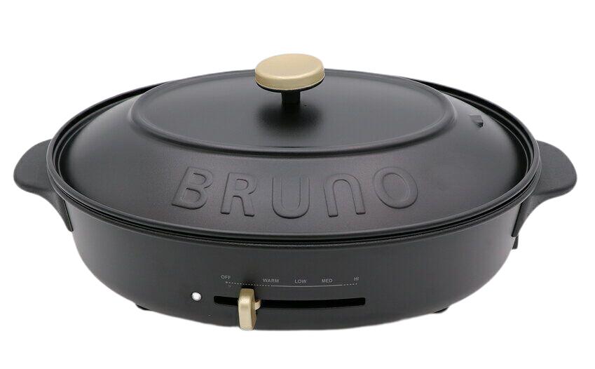【新品】BRUNO crassy+ BOE053-BGY ブルーグレー BRUNO BRUNO オーバルホットプレート BOE053-BGY（ブルーグレー