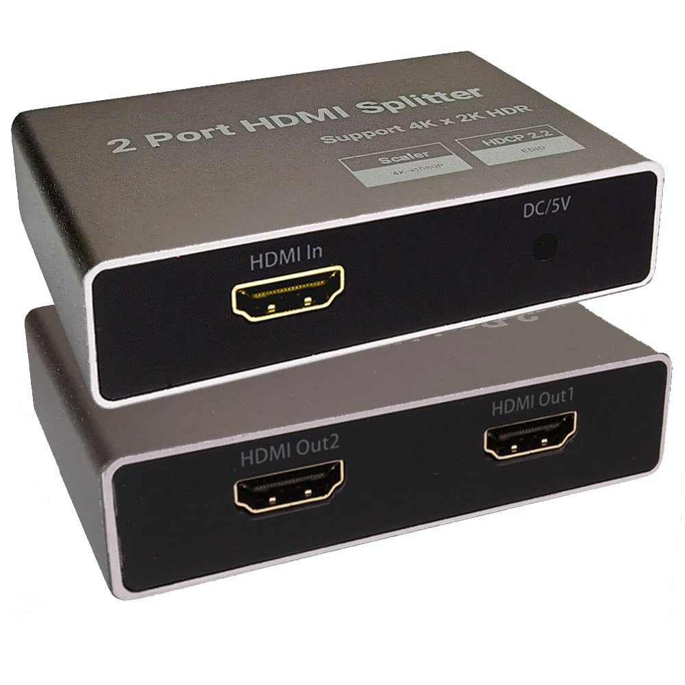 [1-2 день ограничение 10 раз P есть ] HDMI дистрибьютор 4K 60Hz HDR 2 мощность HDMI2.0 сплиттер 1 ввод 2 мощность 2 экран одновременно мощность HDCP2.2 соответствует USB подача тока кабель 